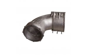 CONECTOR CURVO FIERRO GALVANIZADO